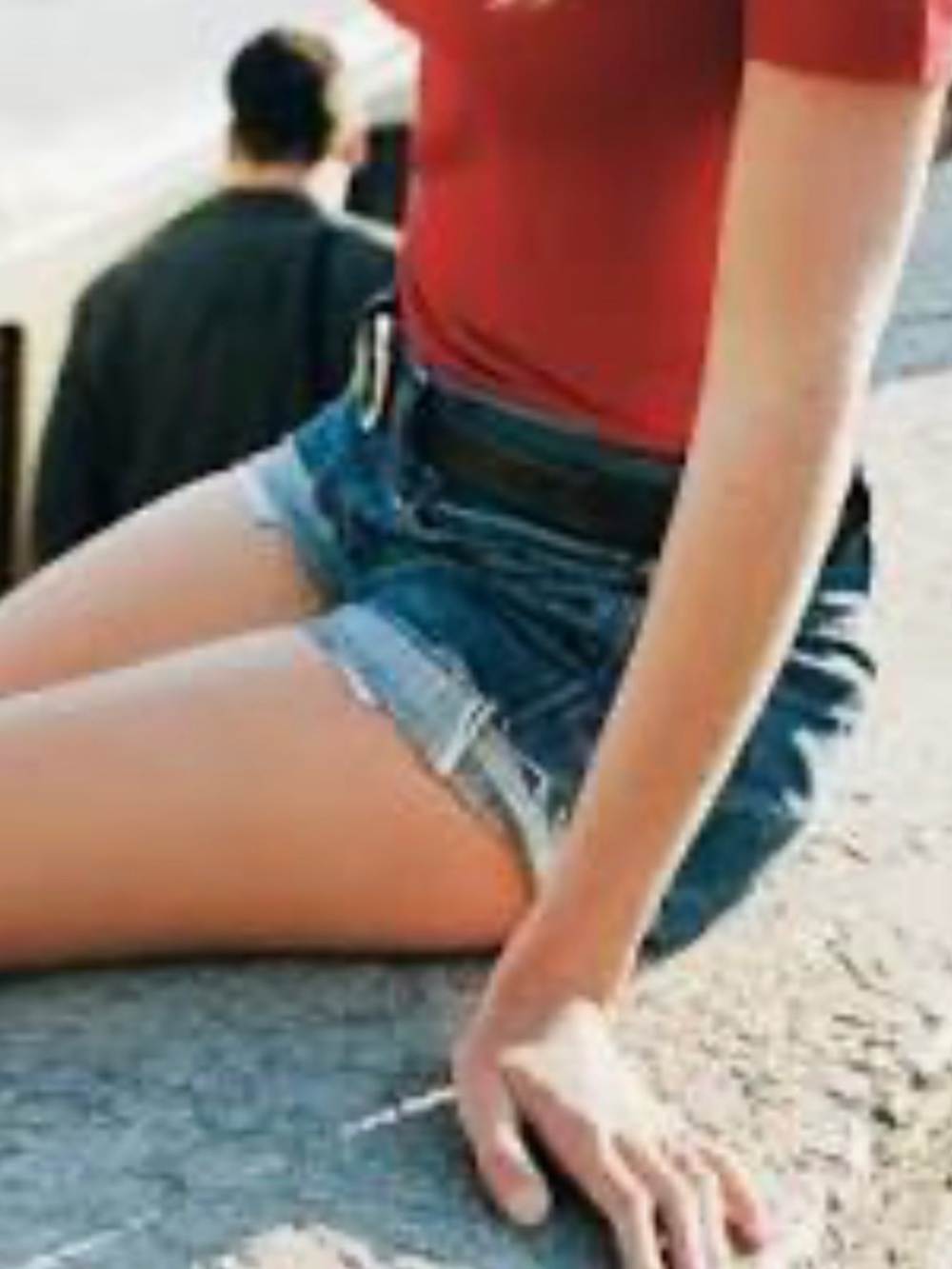 Anthropologie AG The Hailey the boyfriend roll up shorts $185 27R